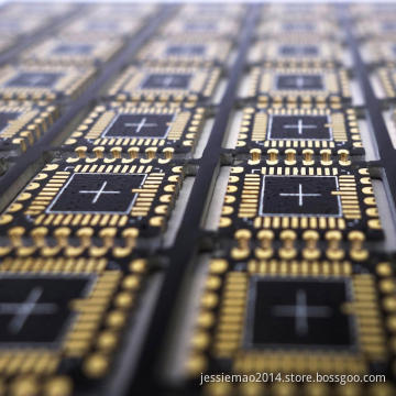 electronics component module 2-layers PCBs with RoHS Immersion Gold Surface Finish and 1oz Copper Thickness, Available in Green